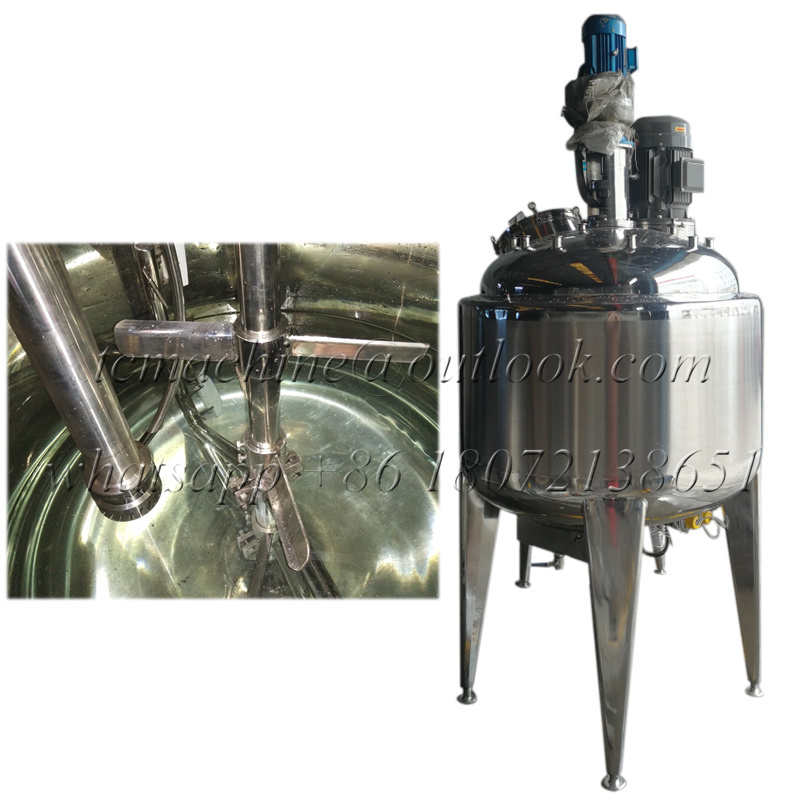 50~2000L Stainless Steel Reactor vacuum reaction vessel vacuum mixer vacuum mixing tank