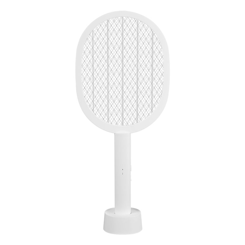 Electric Fly Swatter 2700V Bug Zapper Racket 2 in 1 Fly Swatter with 1200mAh Battery Rechargeable Mosquito Killer Lamp