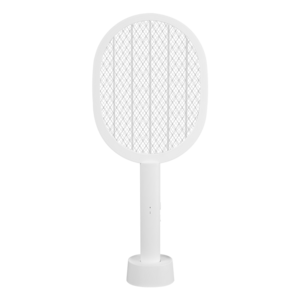 Electric Fly Swatter 2700V Bug Zapper Racket 2 in 1 Fly Swatter with 1200mAh Battery Rechargeable Mosquito Killer Lamp