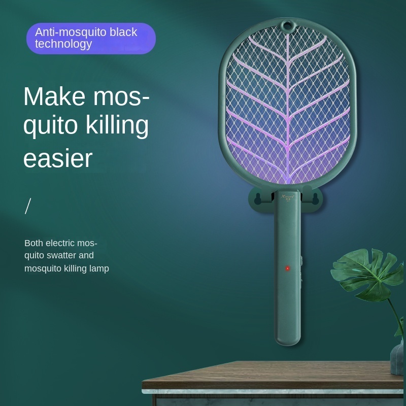 Electric Fly Swatter, Handheld Fly Zapper, Grid Bug Zapper Racket for Home Bedroom Kitchen Office Backyard Patio Indoor Outdoor