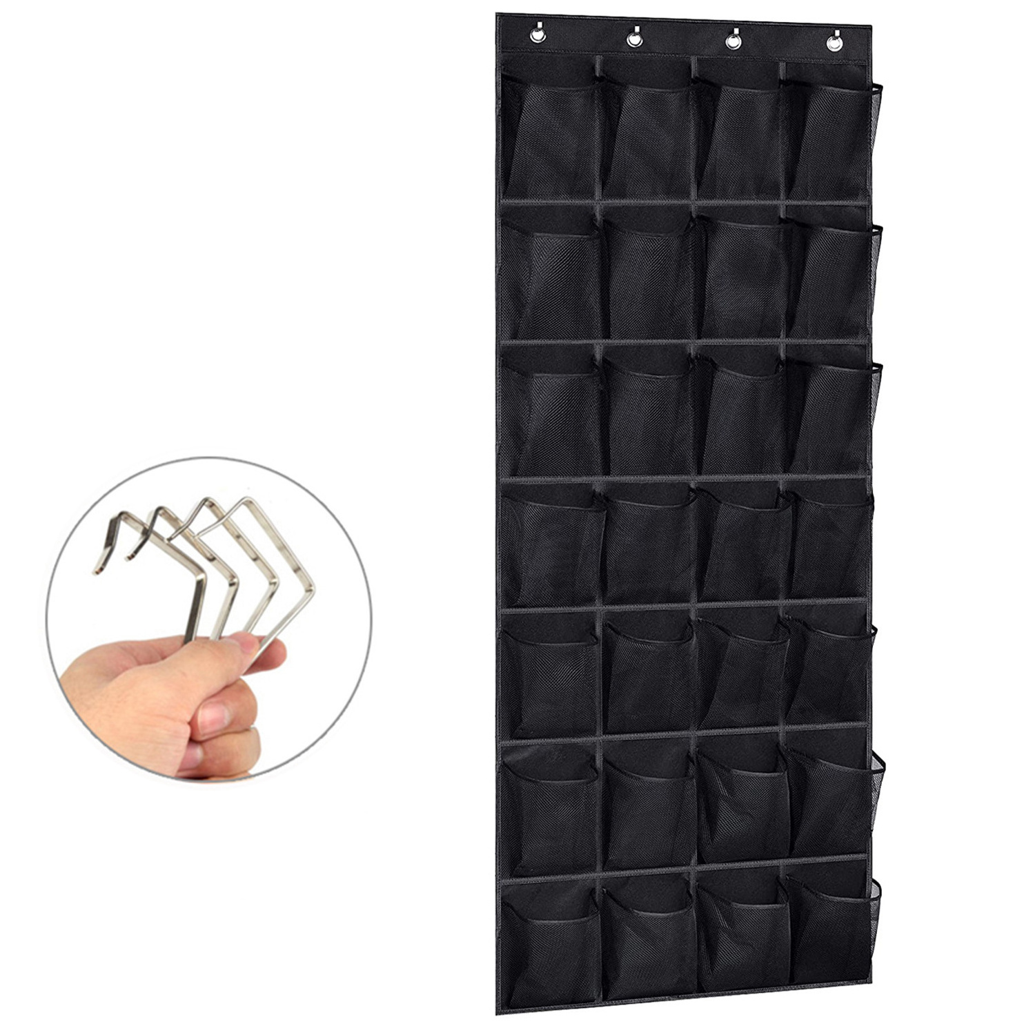 Hanging Shoe Holder 28 Durable Large Thickened Mesh Pockets Over The Door Shoe Organizer Over Door Hanging Organizer Storage