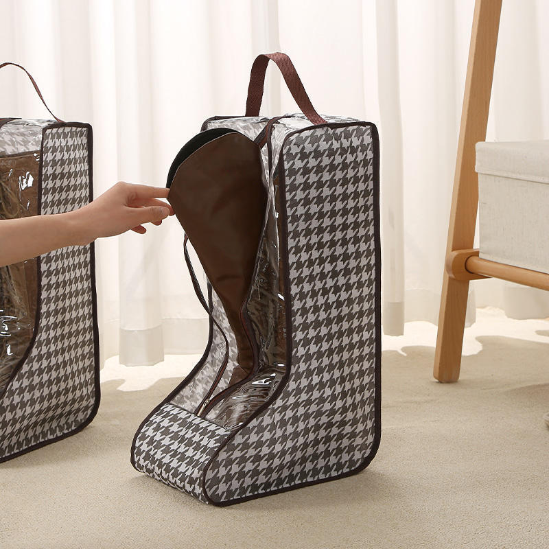 Travel Shoe Bag Fabric Short Boots And Tall Boots Organizer Boot Protector Bag Dust Bag For Shoes