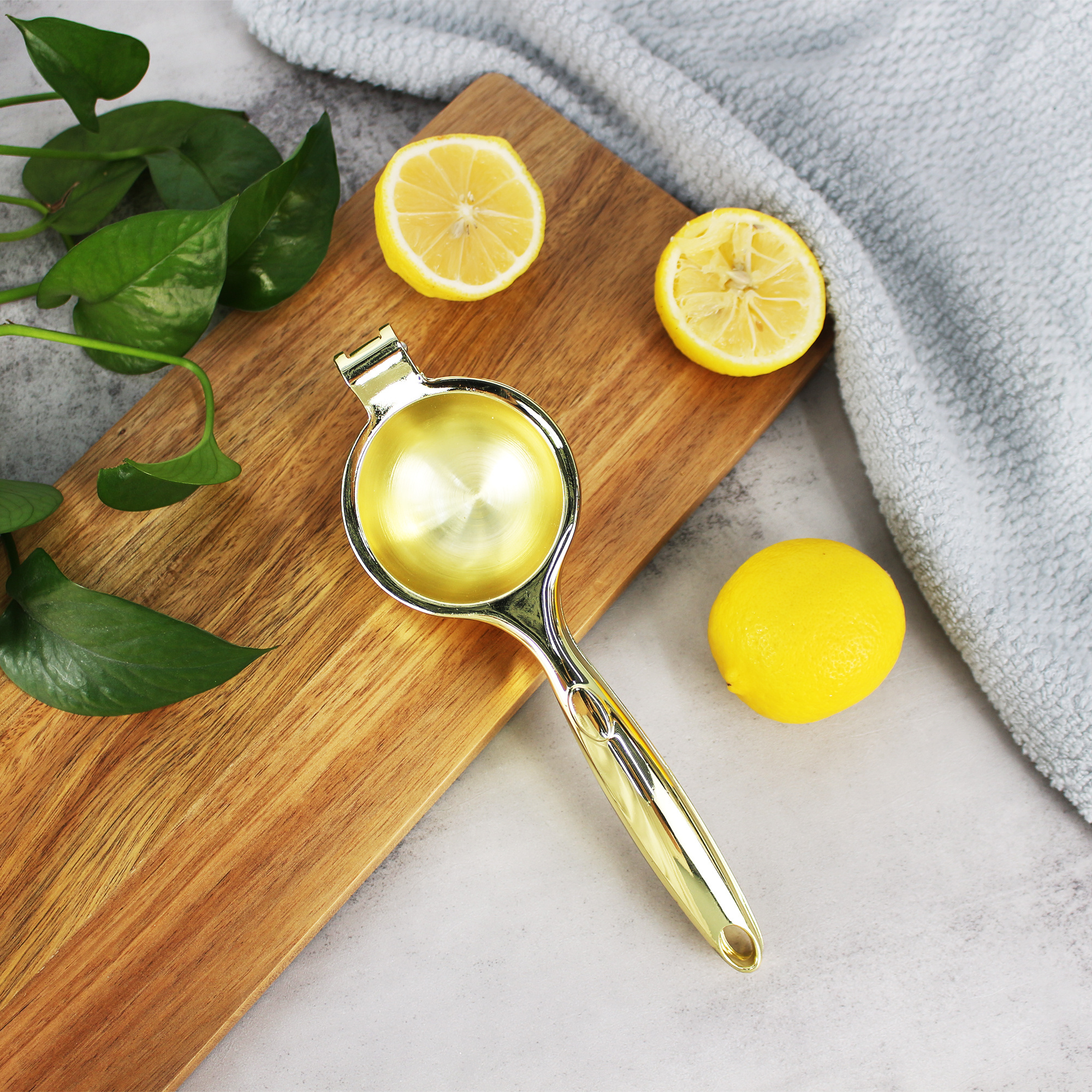 High Quality Kitchen Lemon Press Heavy Duty Citrus Juicer Manual Handheld Lemon Squeezer