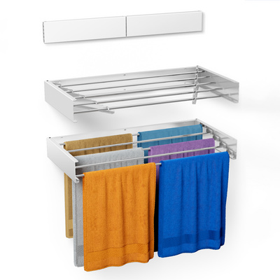 Laundry Drying Rack Collapsible  Wall Mounted  Clothes Drying Rack