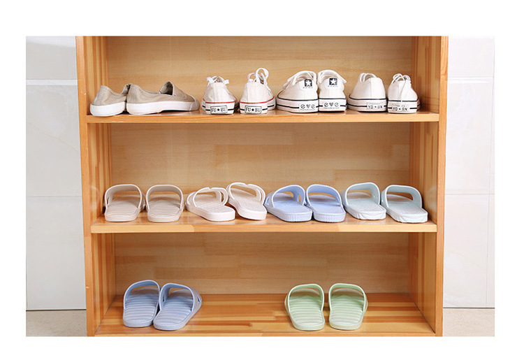 Wholesale New Design Adjustable Plastic Shoe Rack Shoe Slots Organizer For Living Room