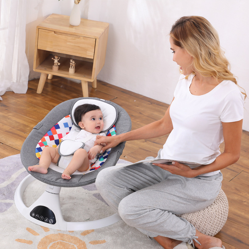 Electric Baby Cradle Bed Sleeping Automatic Baby Swing Crib 3 in 1 Portable Remote Chair electric baby swing