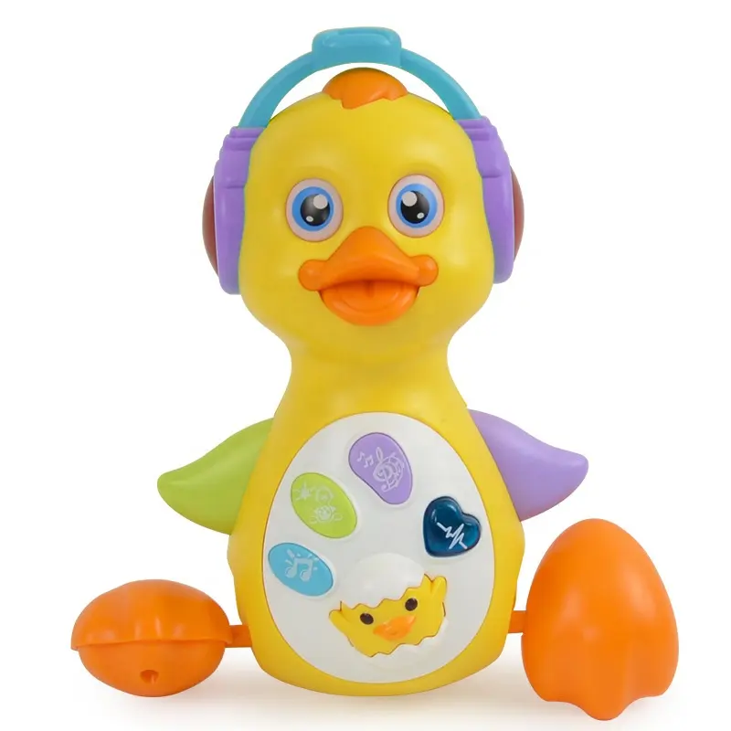 Intellectual electric music toys dancing swing duck parent-child interactive baby learn to climb Toys