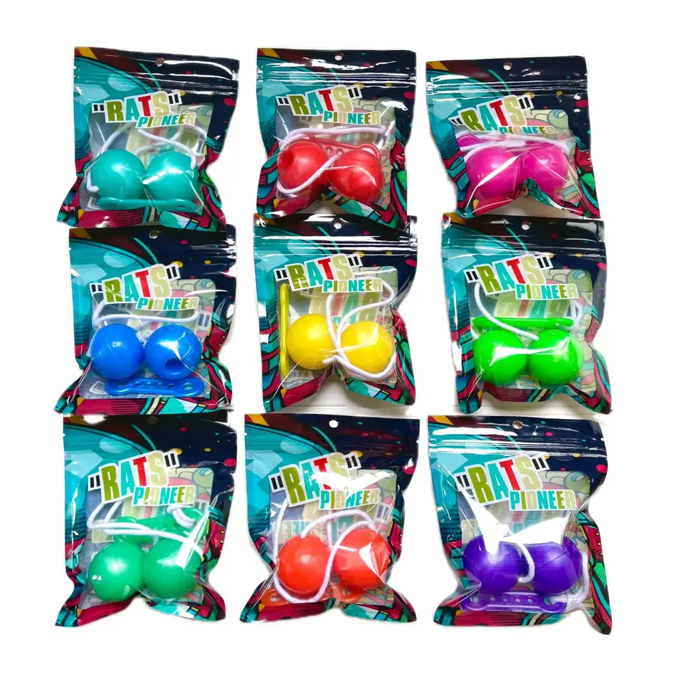 New LED Lighting Playground Ball pro-clackers ball Plastic Sound Noise Maker Clacker Toy Lato Lato Balls