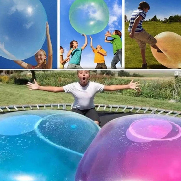 Hot selling giant inflatable ball inflatable water ball toys 30-120cm giant water bouncy bubble balloon for kid and adult