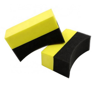 Anti-dead corner EVA car cleaning sponge / household car cleaning tire brush / multi-functional cleaning car washing tool