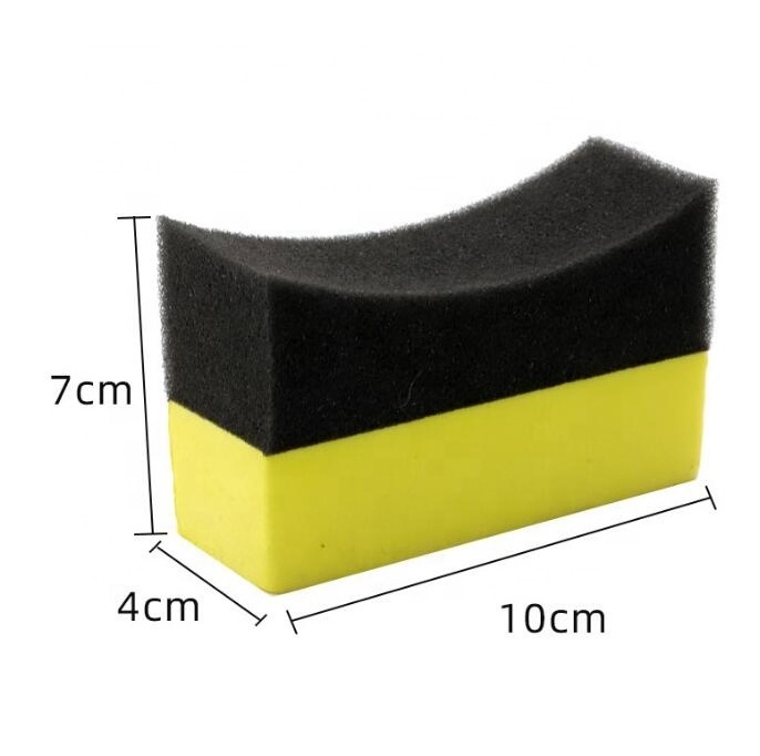 Anti-dead corner EVA car cleaning sponge / household car cleaning tire brush / multi-functional cleaning car washing tool