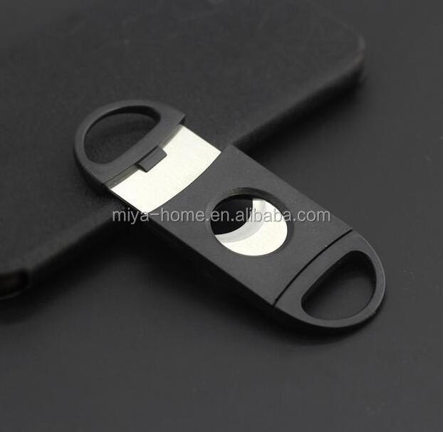 High quality metal cigar cutter / cigar knife / black cigar scissors