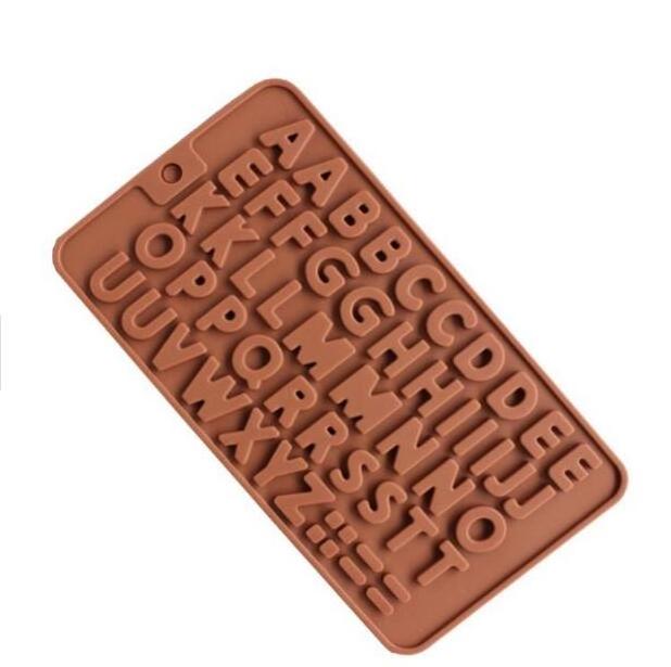 New design English Alphabet Design Silicone 3d Chocolate Mold /silicone chocolate mold cake tool