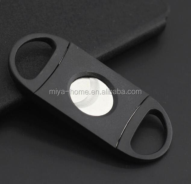 High quality metal cigar cutter / cigar knife / black cigar scissors