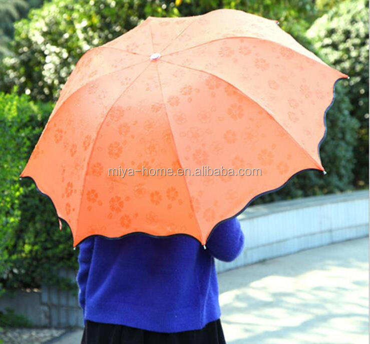 New design wet and changing color umbrella / fashion magic color changing umbrella / Color Changing Folding Umbrella