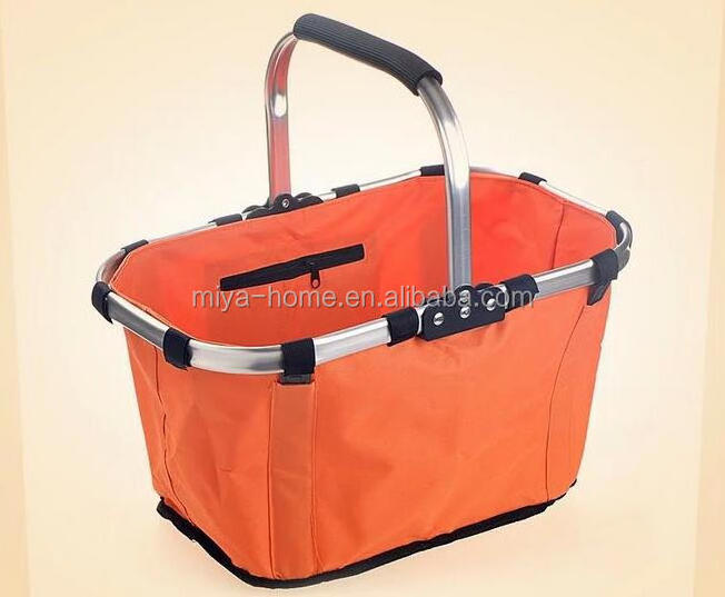 high quality picnic basket folding basket / shopping basket / Cheap price Insulated picnic basket