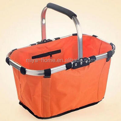 high quality picnic basket folding basket / shopping basket / Cheap price Insulated picnic basket