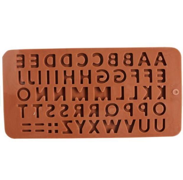 New design English Alphabet Design Silicone 3d Chocolate Mold /silicone chocolate mold cake tool