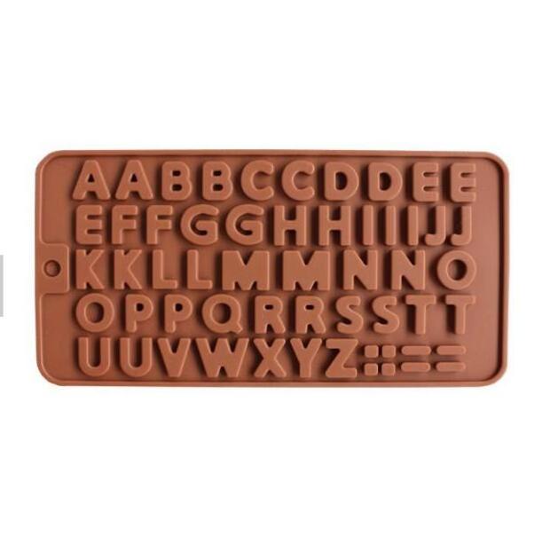 New design English Alphabet Design Silicone 3d Chocolate Mold /silicone chocolate mold cake tool