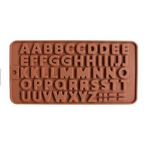 New design English Alphabet Design Silicone 3d Chocolate Mold /silicone chocolate mold cake tool