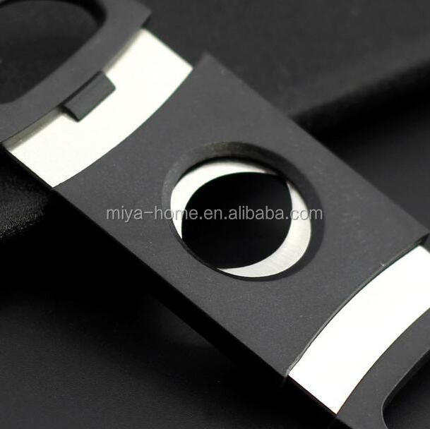 High quality metal cigar cutter / cigar knife / black cigar scissors