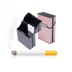 Creative Aluminum Alloy Men's Cigarette Case / Cigar Tobacco Metal Cigarette Box