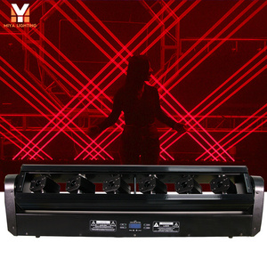 Hot sale professional night club light lazer six 6 eyes heads moving dmx dj light beam laser bar