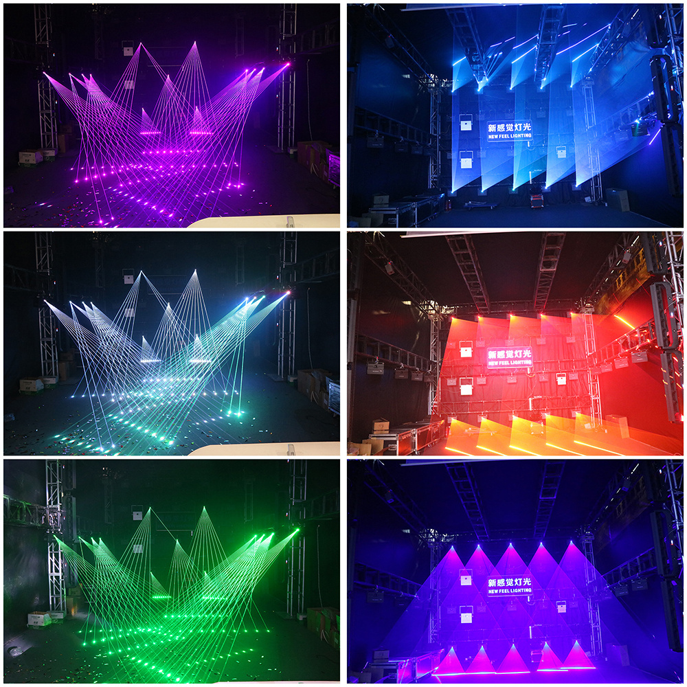 Manufacturer 1W 3W 5W 8W 10W RGB Full Color Animation 3D ILDA Laser Light for Dj Disco Night Club