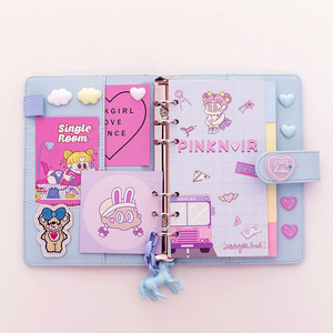 Kawaii Anime Girl Custom Printing Diary Customized Notebook Set