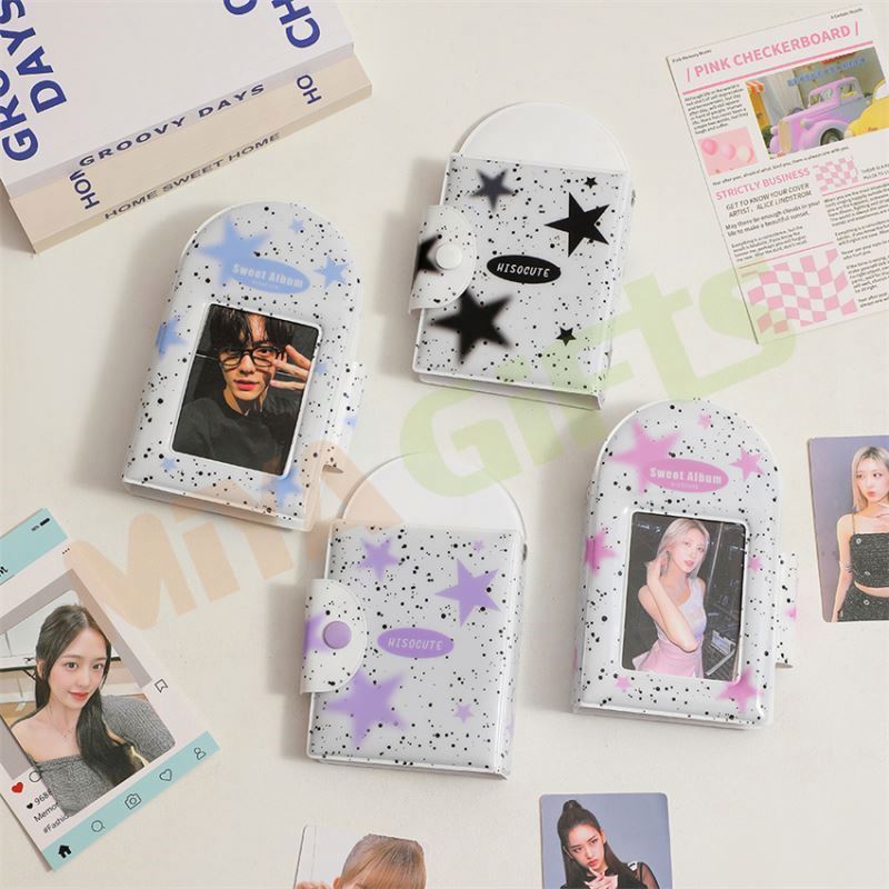 custom kpop collecting book photo album photocard holder storage collection cartoon 3 inch mini pvc plastic