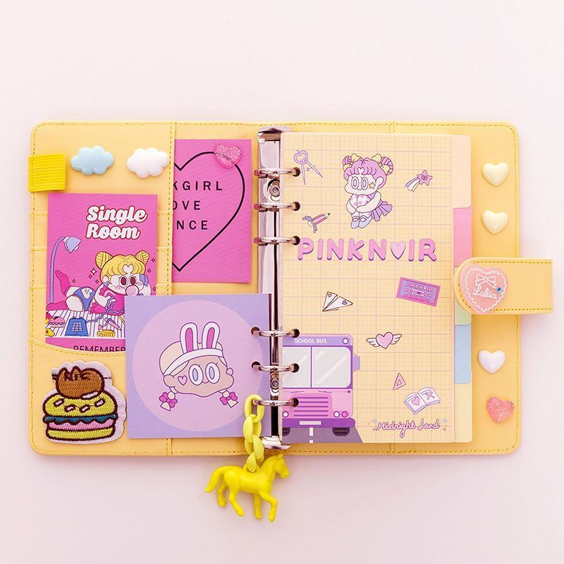 Kawaii Anime Girl Custom Printing Diary Customized Notebook Set