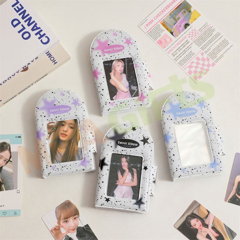 custom kpop collecting book photo album photocard holder storage collection cartoon 3 inch mini pvc plastic