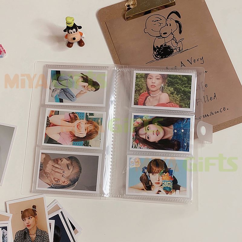 customized design photo album PVC cover ticket file deco pocket postcard bag K-pop bank card holder 3