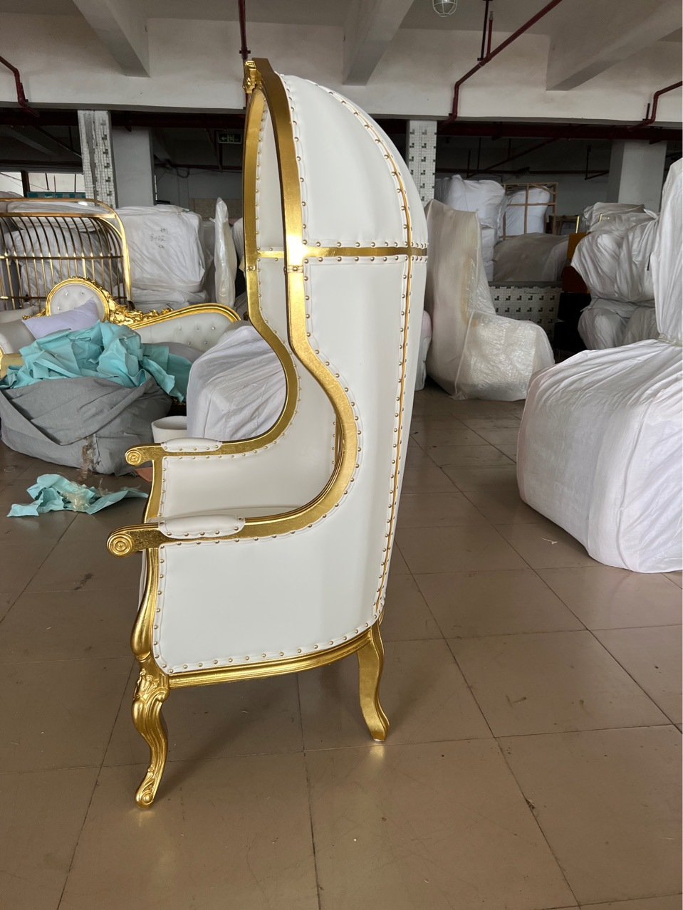 Foshan Factory Wedding Sofa Chair Bird Cage Hotel Banquet Chair Bride And Groom's Throne Chair For Event Party Rental