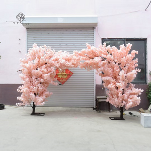 MIYI High Quality Artificial Plants Trees Wholesale Cherry Blossom Tree Cherry Blossom Tree Wall Decor