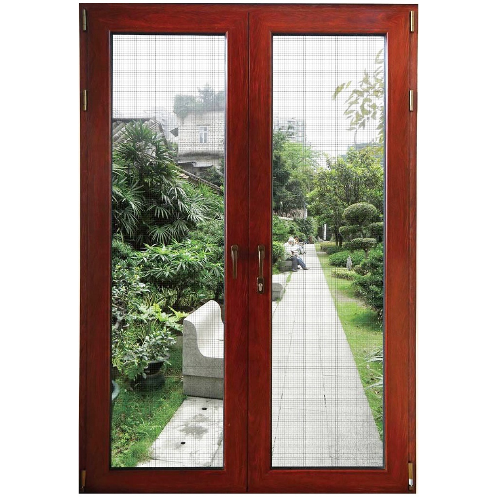 Soundproof double glass aluminium  exterior french doors