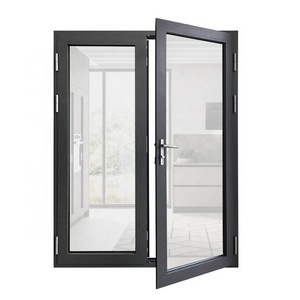 China Manufacturer Custom Design Office Glass Doors Aluminum Swing Door