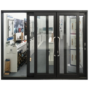 Triple Glass Aluminum Lift Graphic Design SLIDING DOORS Commercial Modern Aluminum Alloy Double Tempered Glass Chinese Top Brand