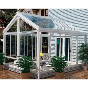 China supplier prefabricated pergola aluminum glass free standing solarium sunroom