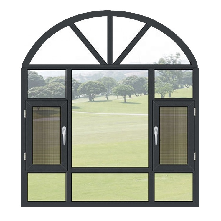 Aluminium doors and windows design aluminum arch window