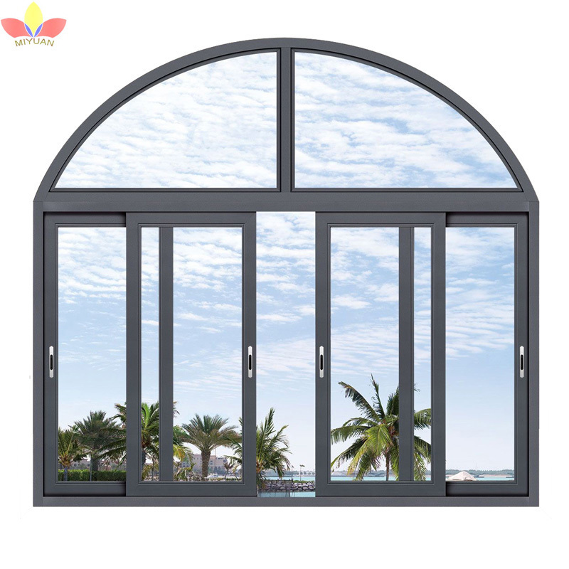 Thermal Break/Broken Bridge Aluminum Alloy Window/Aluminum Profile Sliding Windows