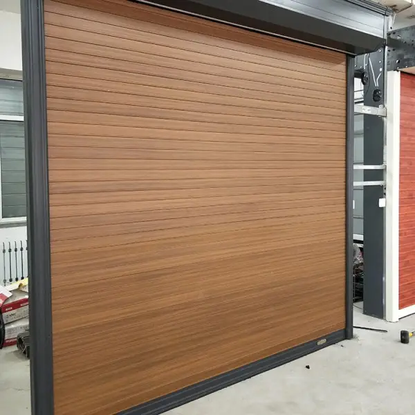 Low price Customize electric rolling shutter door aluminum garage door durable and modern design