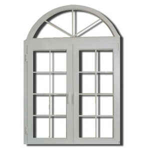 Customized European style heat insulated tempered glass PVC Casement window