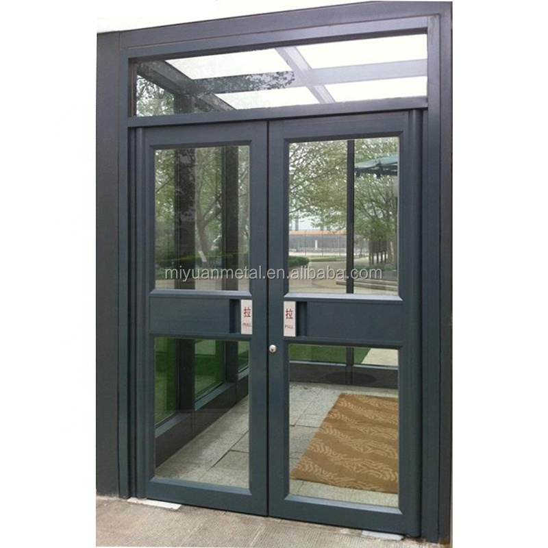 Australia standard aluminum door double tempered glazed used exterior glass door for sale