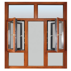 New design picture cheap aluminum double glass  window and door