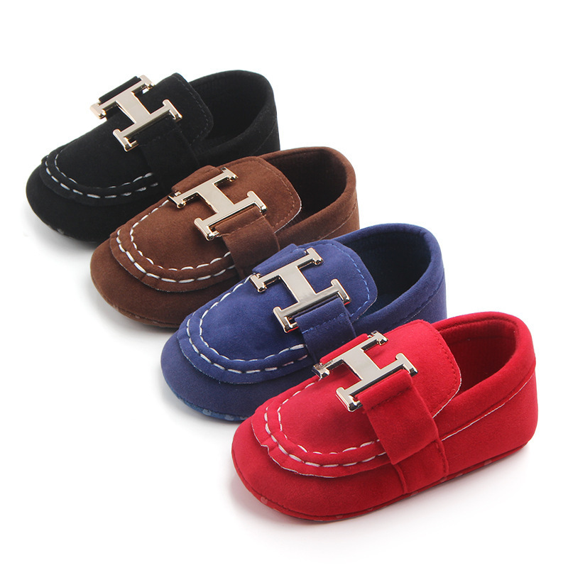 New Arrival Anti-slip Handmade Baby Loafers Infant Toddler Boys Girls Prewalker Moccasin Crib Shoes