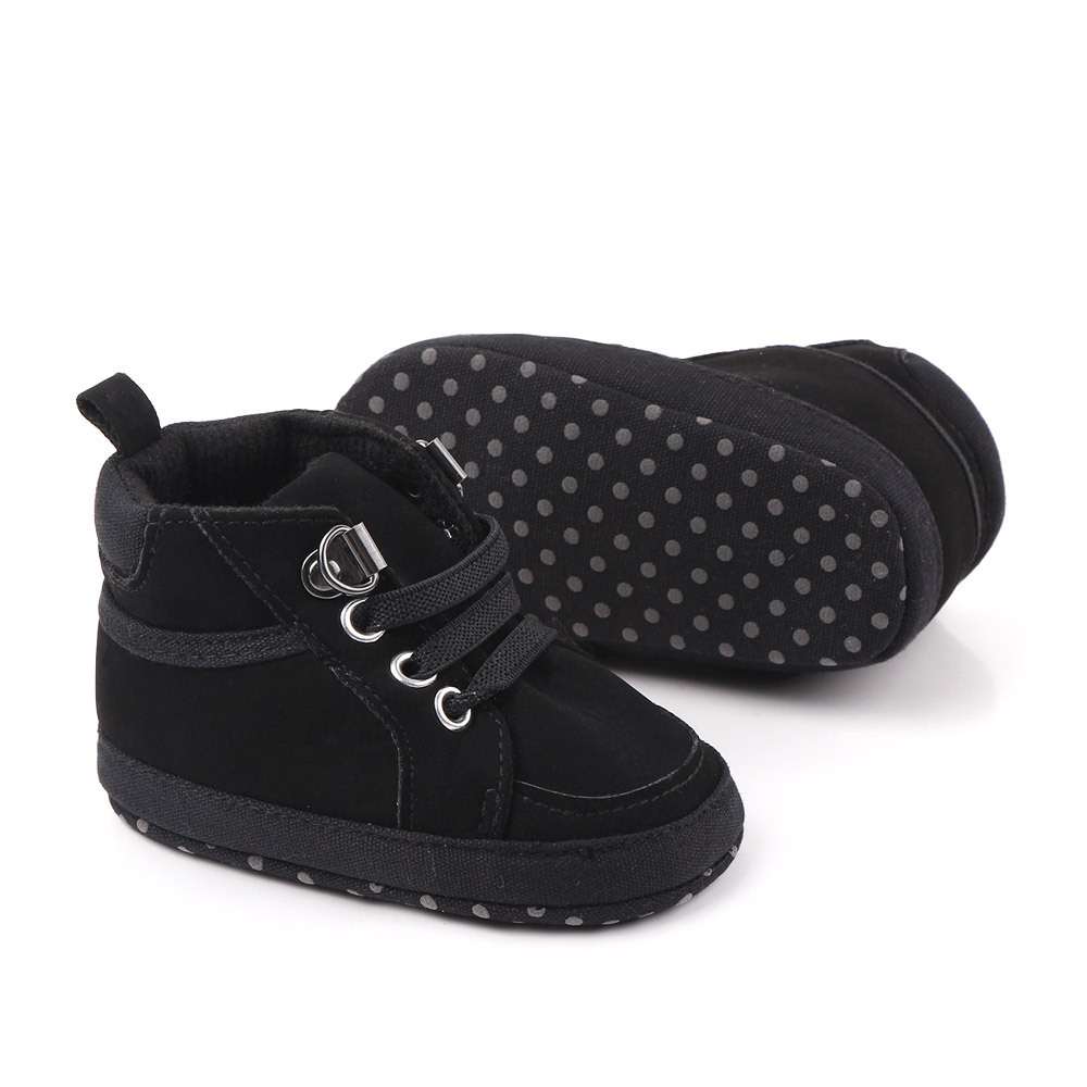 Fashion PU leather baby shoes toddler autumn sneakers unisex shoes in bulk