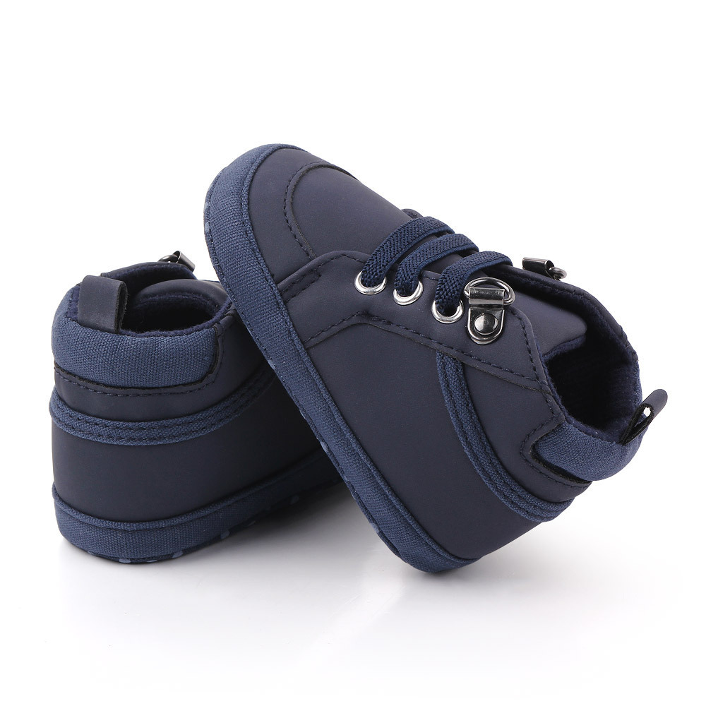 Fashion PU leather baby shoes toddler autumn sneakers unisex shoes in bulk