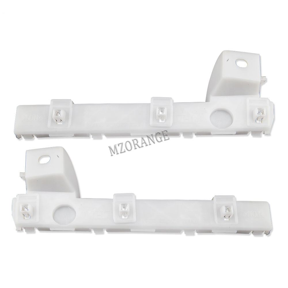 2PCS Left And Right Auto Front Bumper Side Bracket For Mitsubishi LANCER 2008 2009 2010 2011 2012 2013 2014 2015