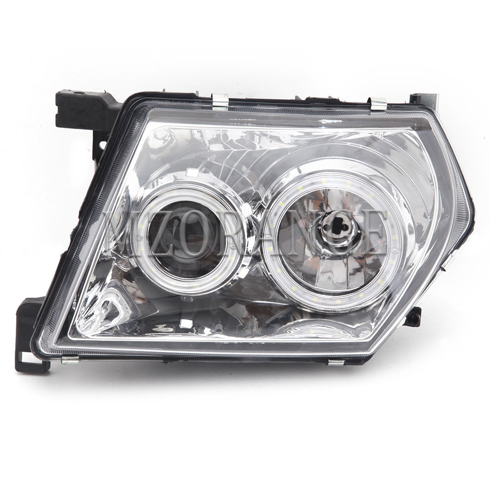 Wholesale Auto Parts A Pair LED Light Car Headlight Angel Eyes Head Light For Nissan Patrol Y61 2001 2002 2003 2004